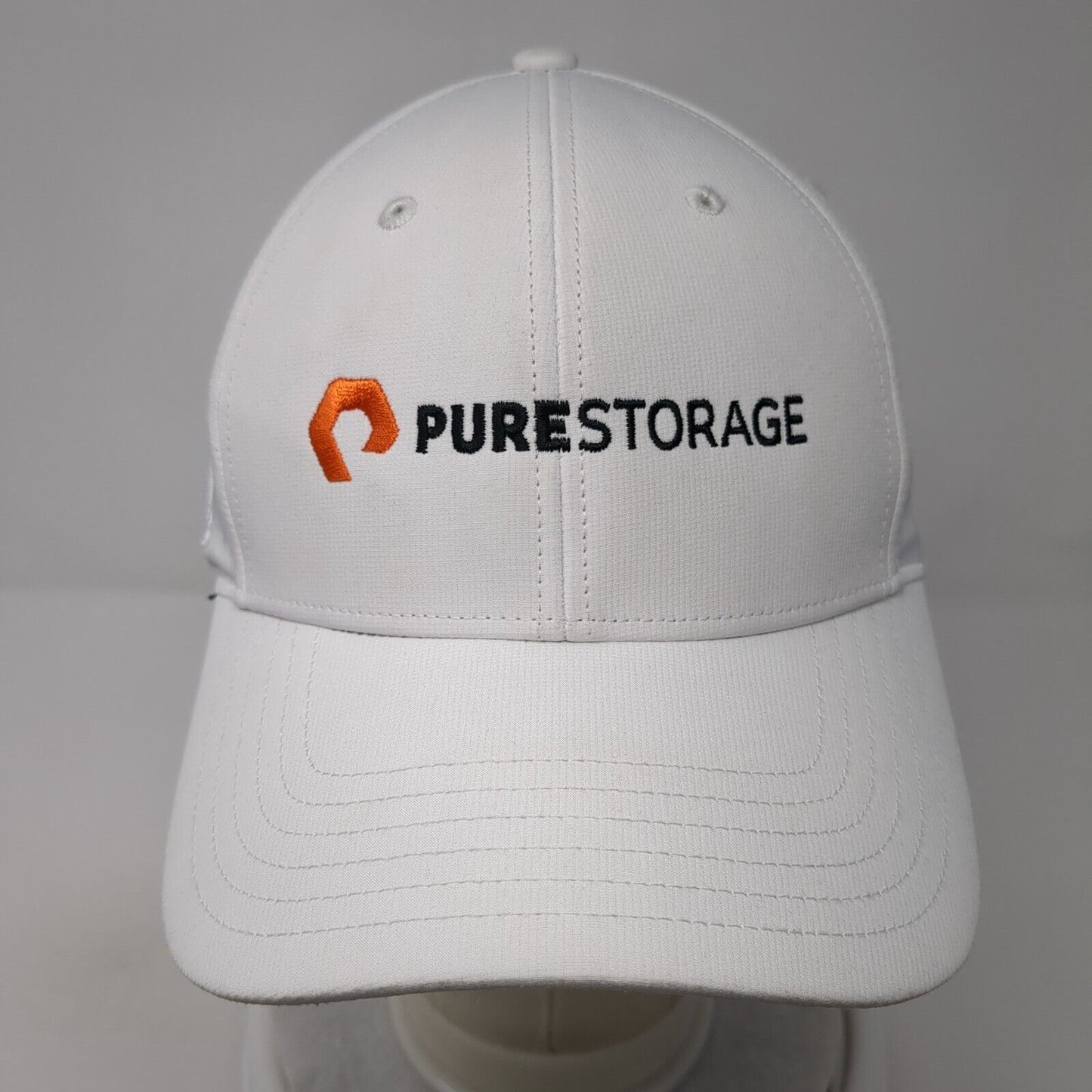Pure Storage Strapback Hat White One Size Adjustable Embroidered Adidas