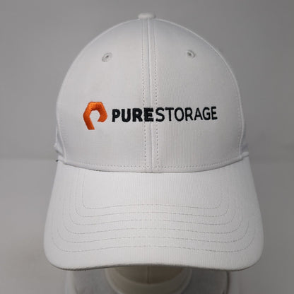 Pure Storage Strapback Hat White One Size Adjustable Embroidered Adidas