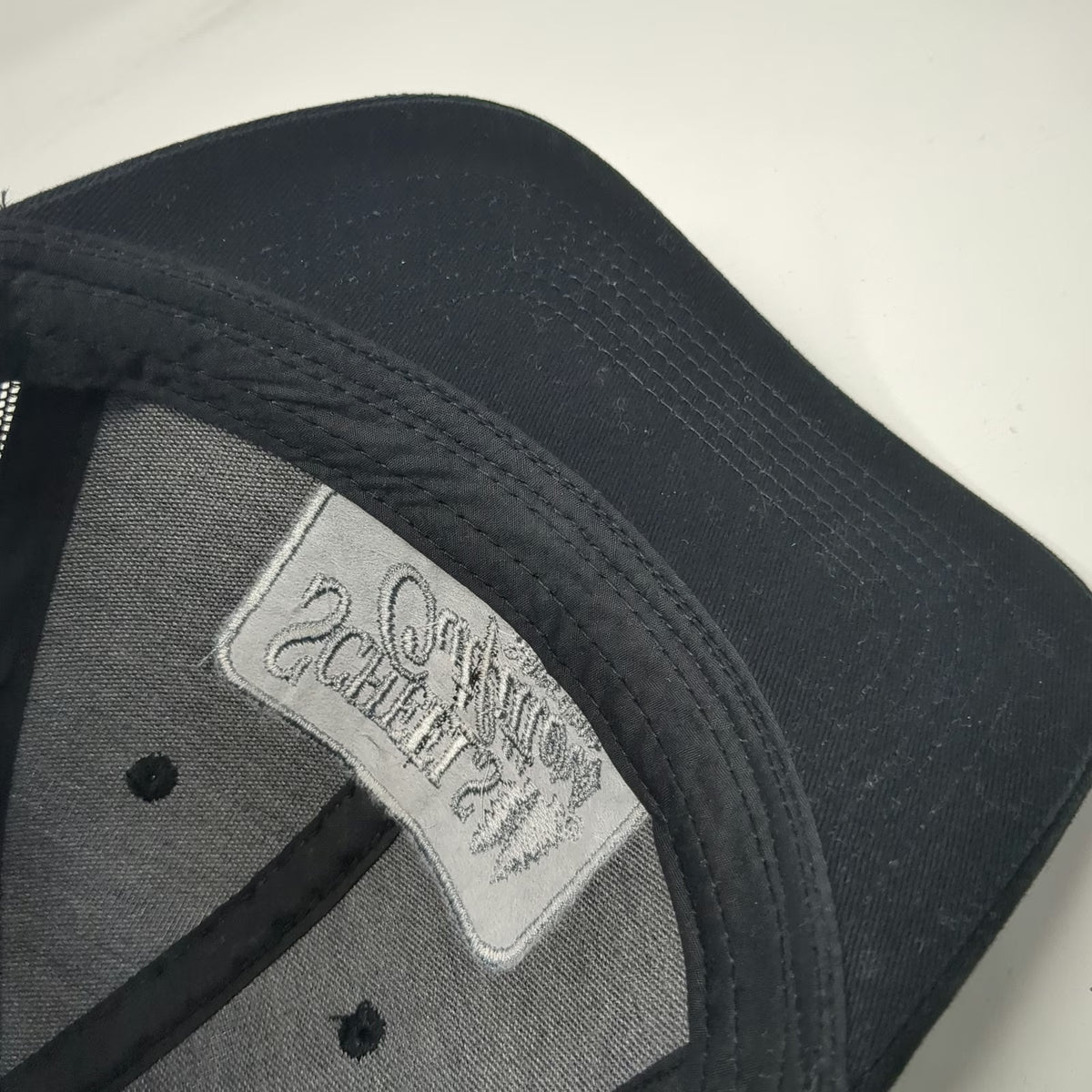Outdoor Cap Trucker Hat Black One Size Snapback Mesh Scheels Outfitters Patch