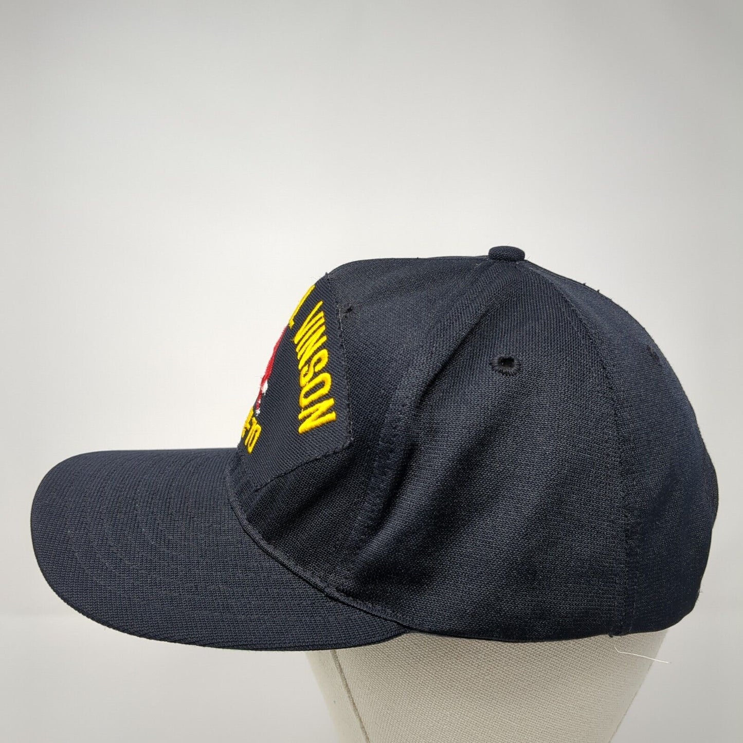 USS Carl Vinson CVN-70 Snapback Hat Black OS Adjustable California Headwear