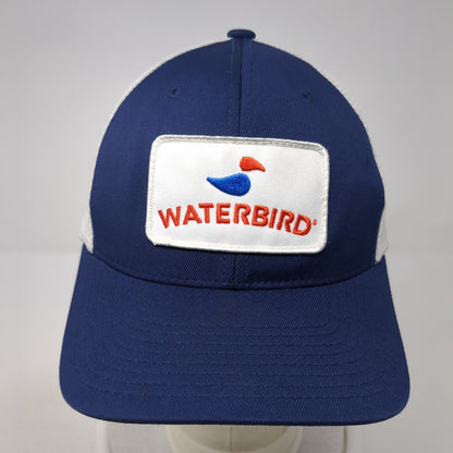 Waterbird Snapback Trucker Hat Blue One Size 110 Flexfit Mesh Back Cap America