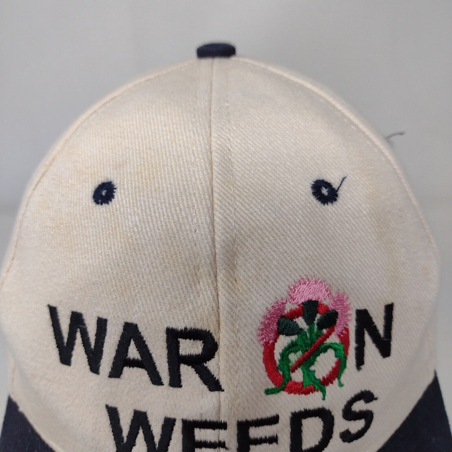 War On Weeds Strapback Hat Multi OSFA Embroidered Colorblock Hit Wear