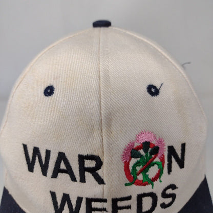 War On Weeds Strapback Hat Multi OSFA Embroidered Colorblock Hit Wear