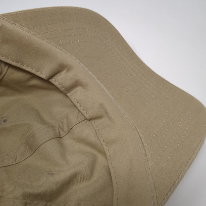 Unbranded Strapback Baseball Cap Brown One Size Adjustable Vented Holes Blank