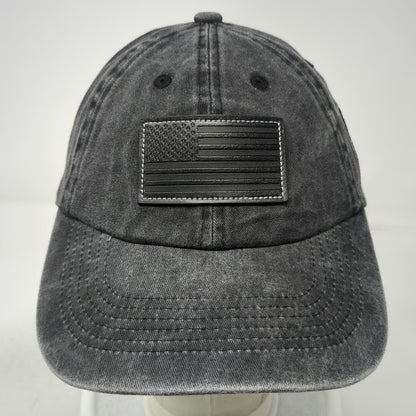Ford Snapback Gray One Size American Flag Built Ford Tough Baseball Hat Patch