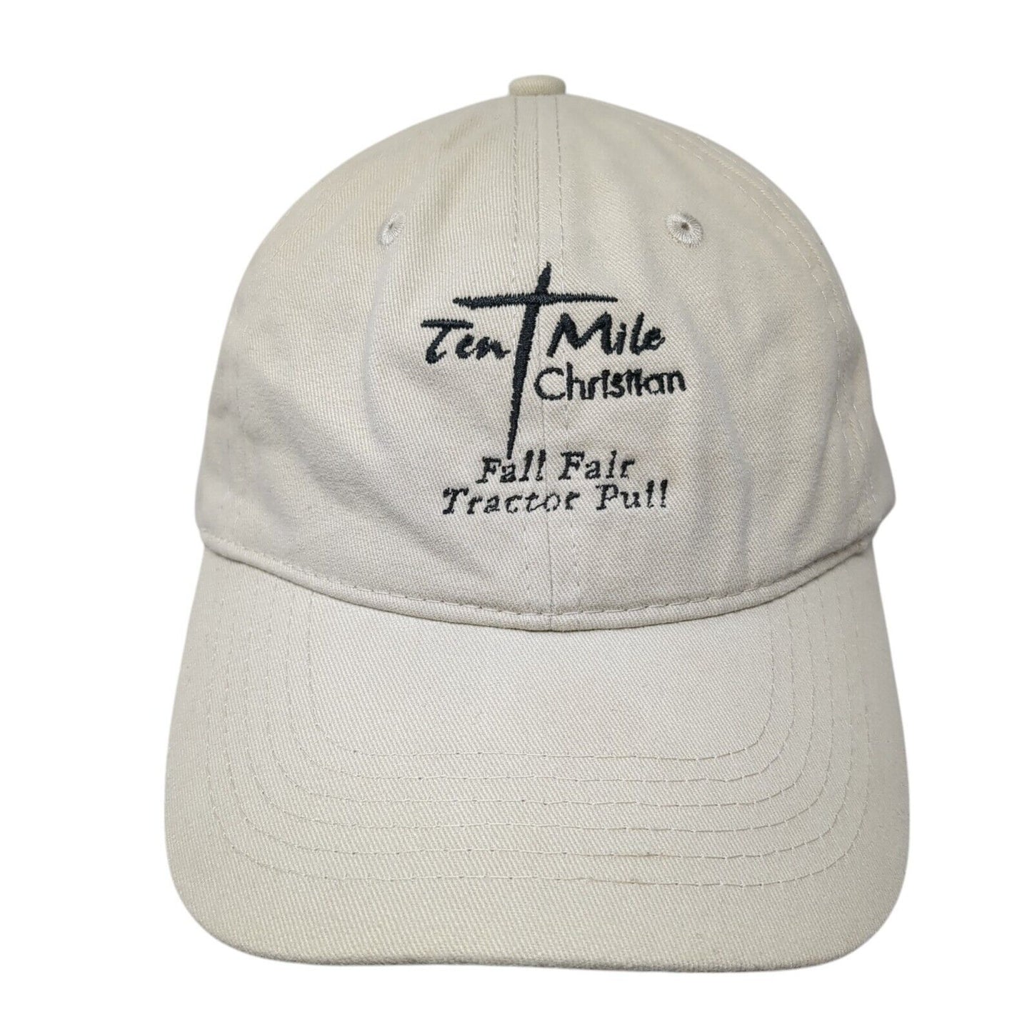 Ten Mile Christian Slideback Hat Tan One Size Adjustable Port & Company