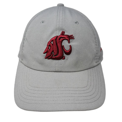 Washington State Cougars NCAA New Era Gray One Size Slideback Hat Cap OSFM Logo
