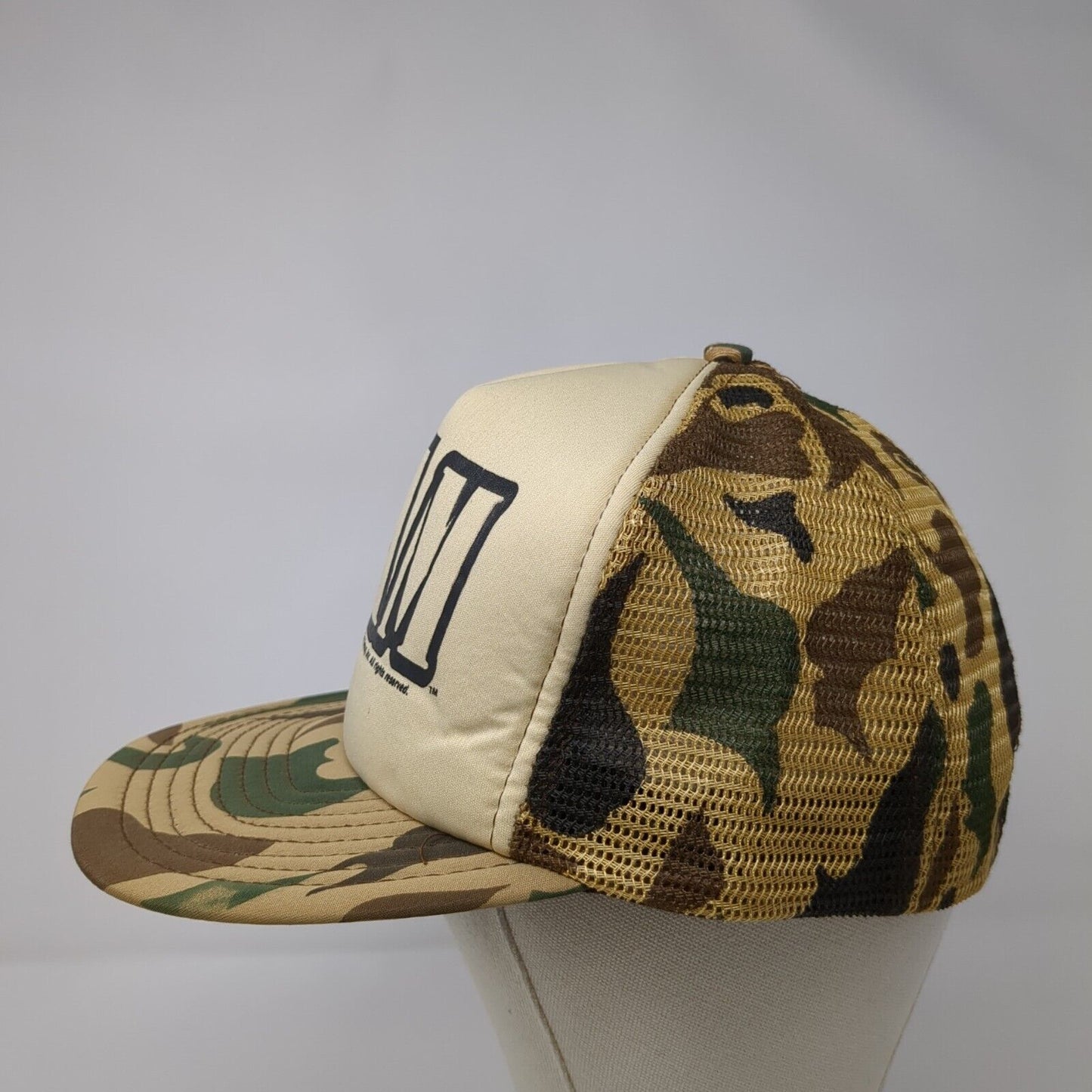 The 'Nam Snapback Mesh Back Trucker Hat Camo M/L Adjustable Kenda