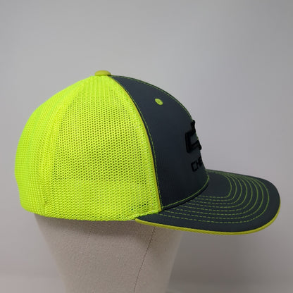 Chevrolet Logo Fitted Trucker Hat Multicolor 8 Mesh Back Embroidered