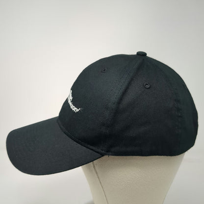 Hit Total By Verizon Black One Size Baseball Cap Hat Strapback Cotton Logo