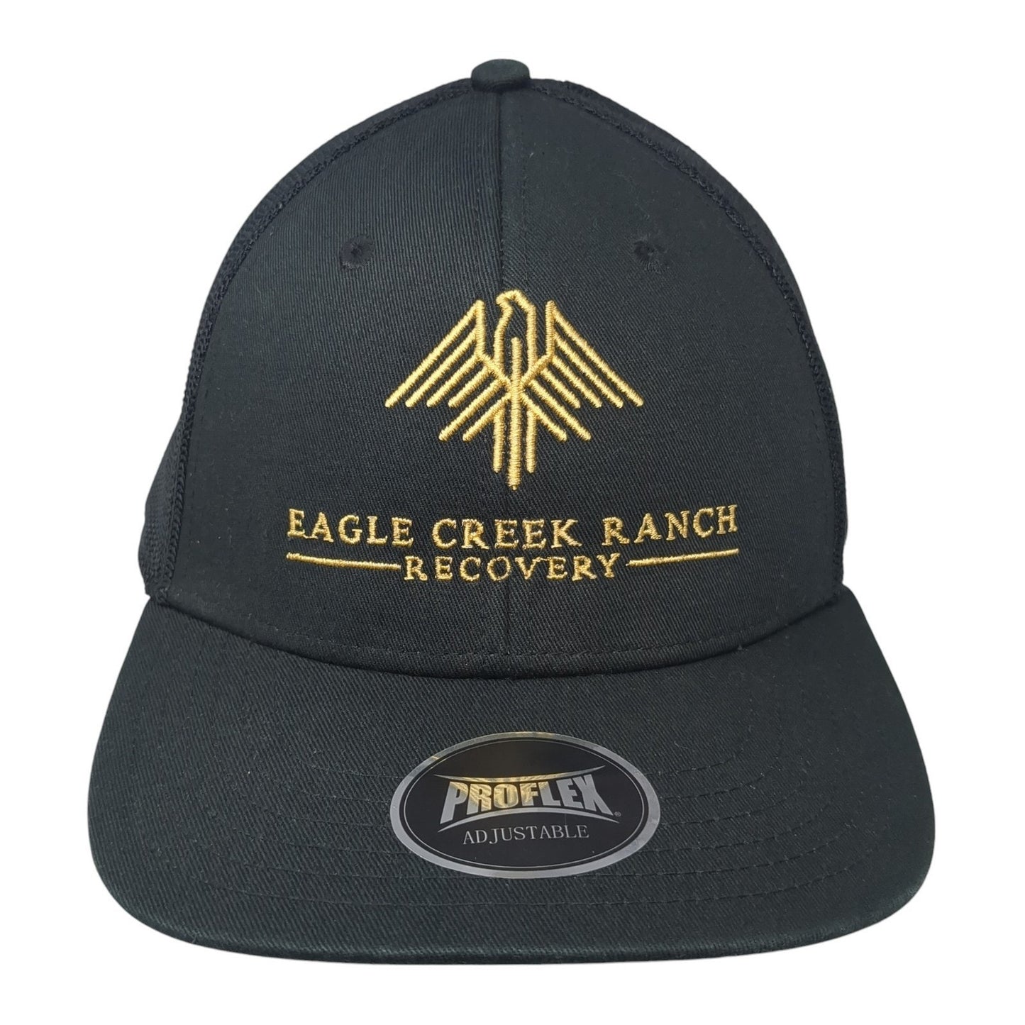 Eagle Creek Ranch Recovery Snapback Trucker Hat Black One Size Outdoor Cap