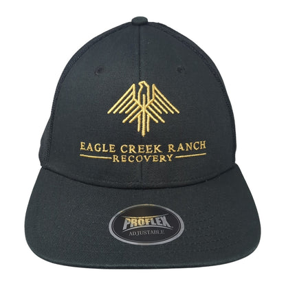 Eagle Creek Ranch Recovery Snapback Trucker Hat Black One Size Outdoor Cap
