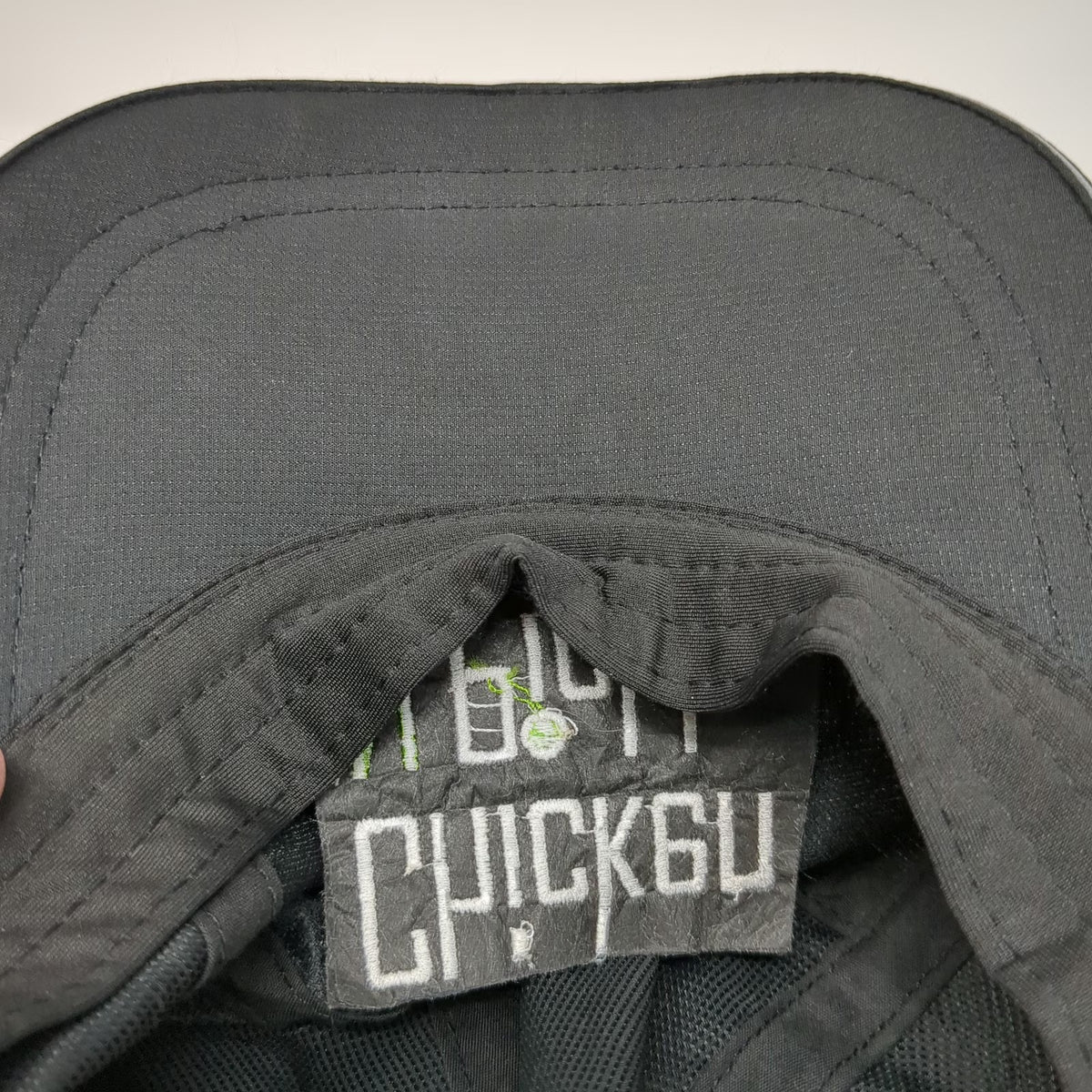 Otto 5 Panel Black One Size Hat Chicken N Pickle Reflective Strapback Polyester