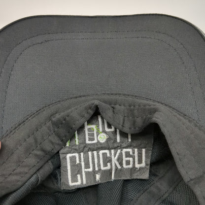 Otto 5 Panel Black One Size Hat Chicken N Pickle Reflective Strapback Polyester