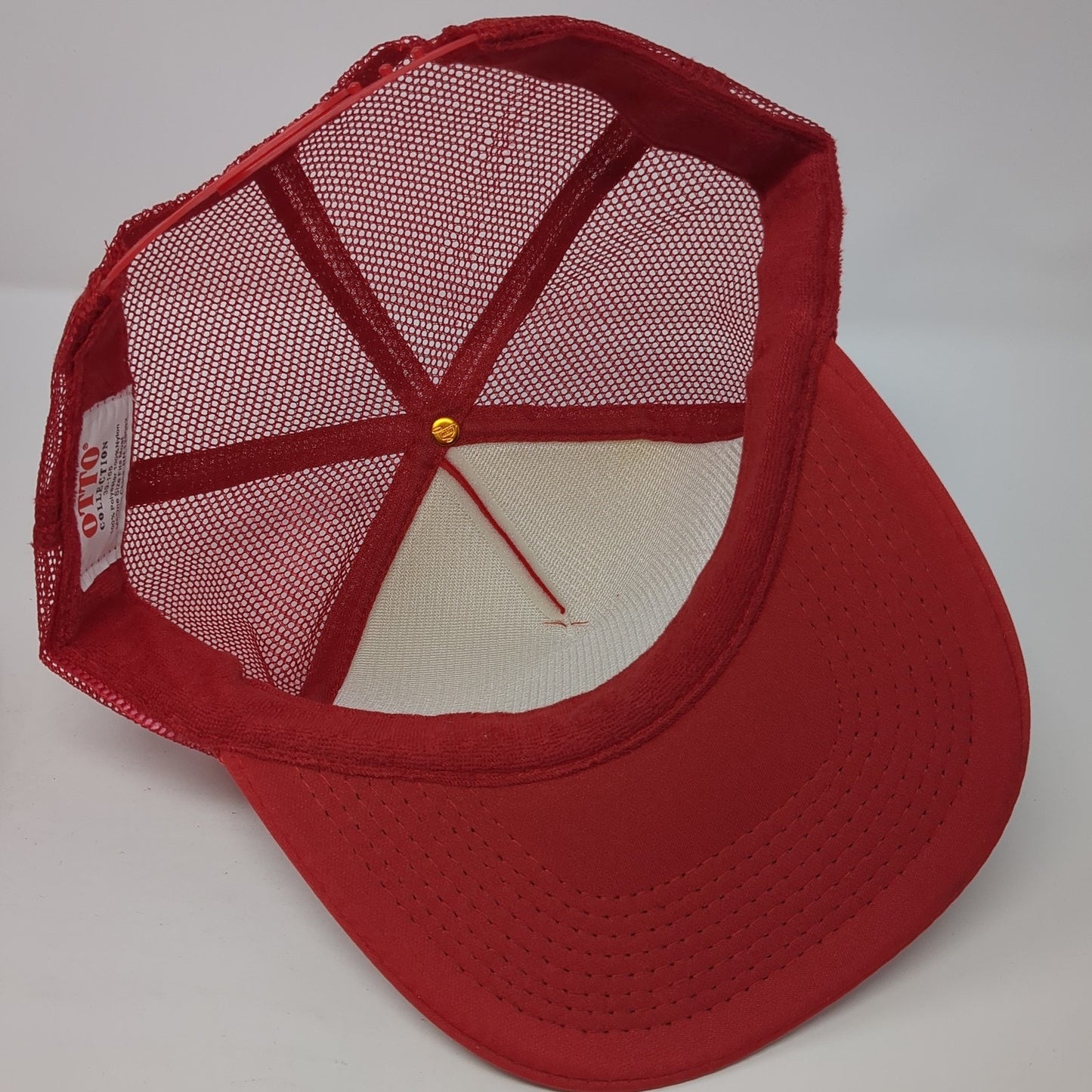 Ninkasi Brewing Eugene Oregon Trucker Hat Red One Size Adjustable Mesh Back Otto