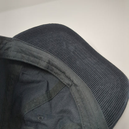 Newhattan Slideback Corduroy Hat Black One Size Adjustable 100% Cotton