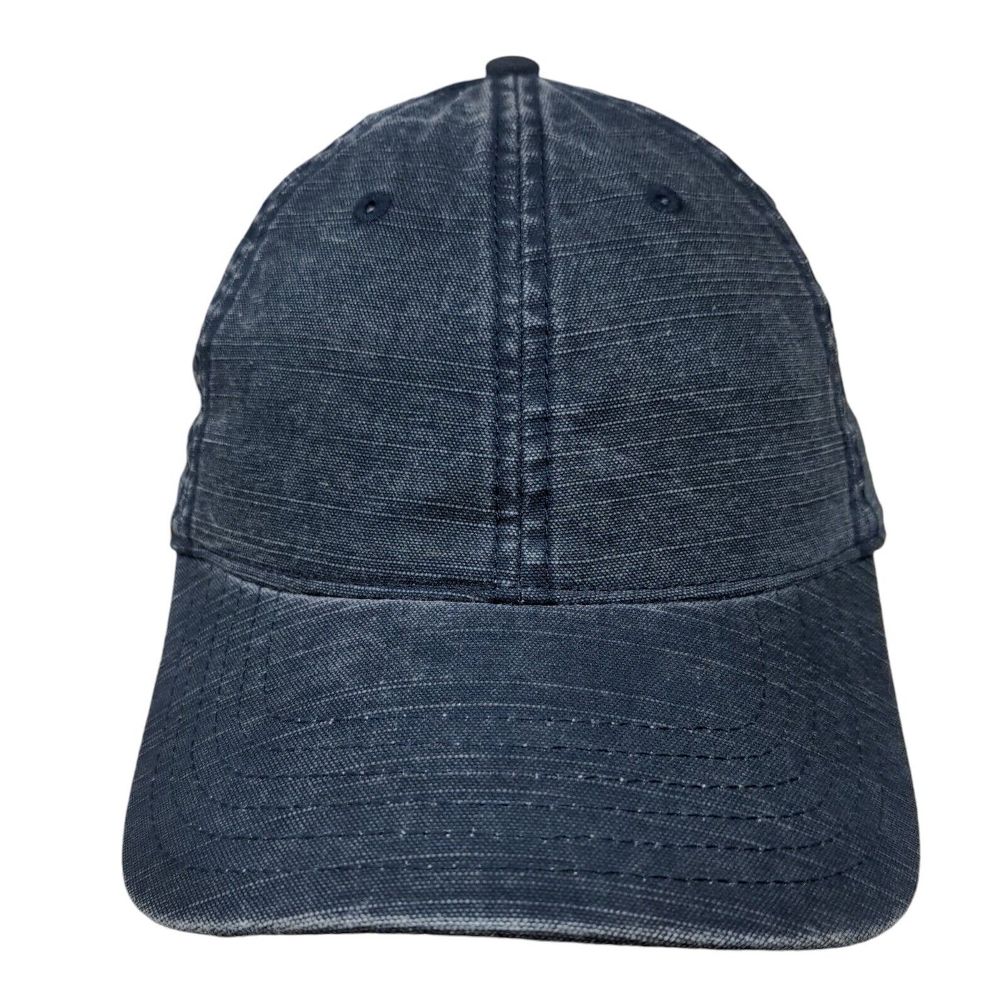 George Slideback Hat Blue One Size Adjustable Vented Holes 6 Panel Blank