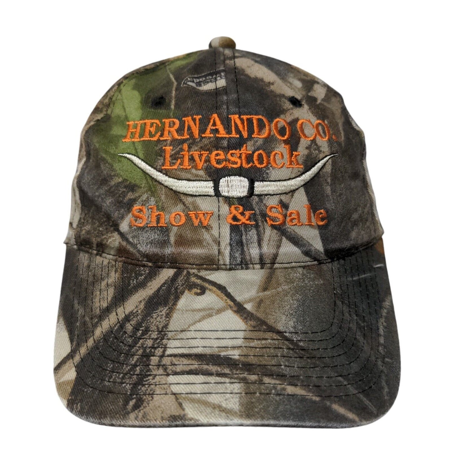 Hernando Co. Livestock Show & Sale Strapback Hat Camo OSFM Realtree