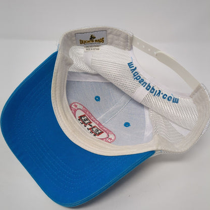 Firearms Ammunition Snapback Trucker Hat Blue One Size Mesh Back Outdoor