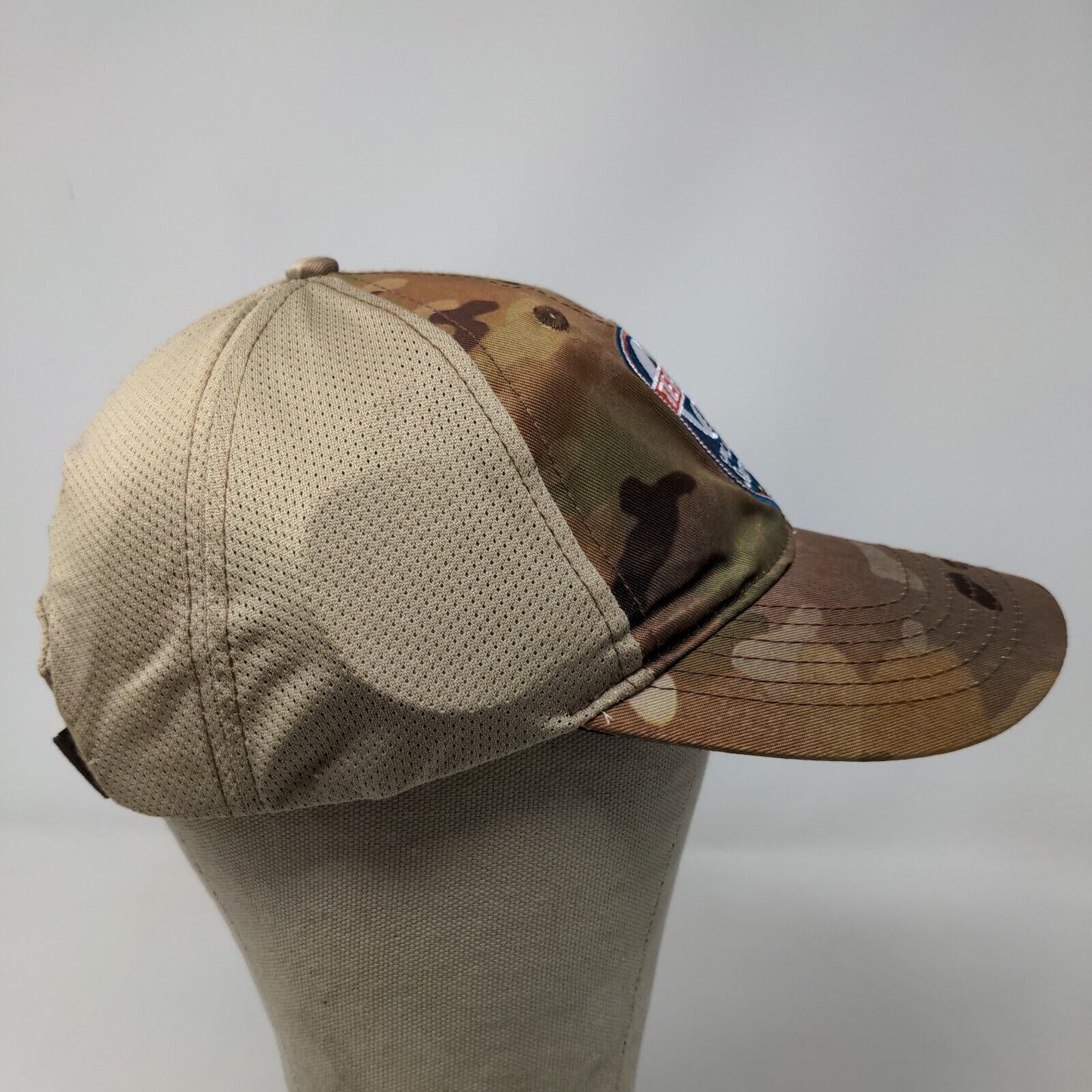 Special Ops Survivors Men's Strapback Hat Tan Camo Polyester Blend Embroidered