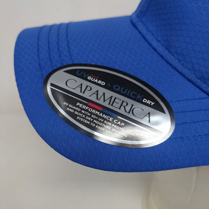 Cap America Golf Men's Strapback Hat Blue Adjustable Pacific Union Financial