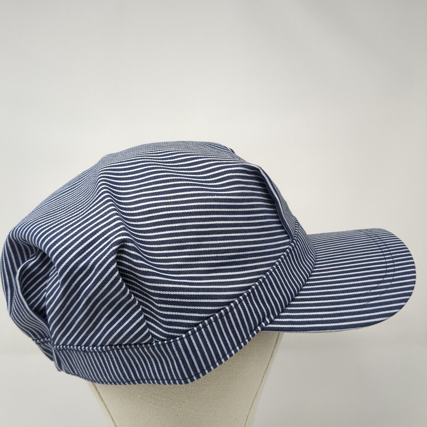 Army Crew Unlimited Railroad Train Conductor Hat Multi One Size Stretch Stripe