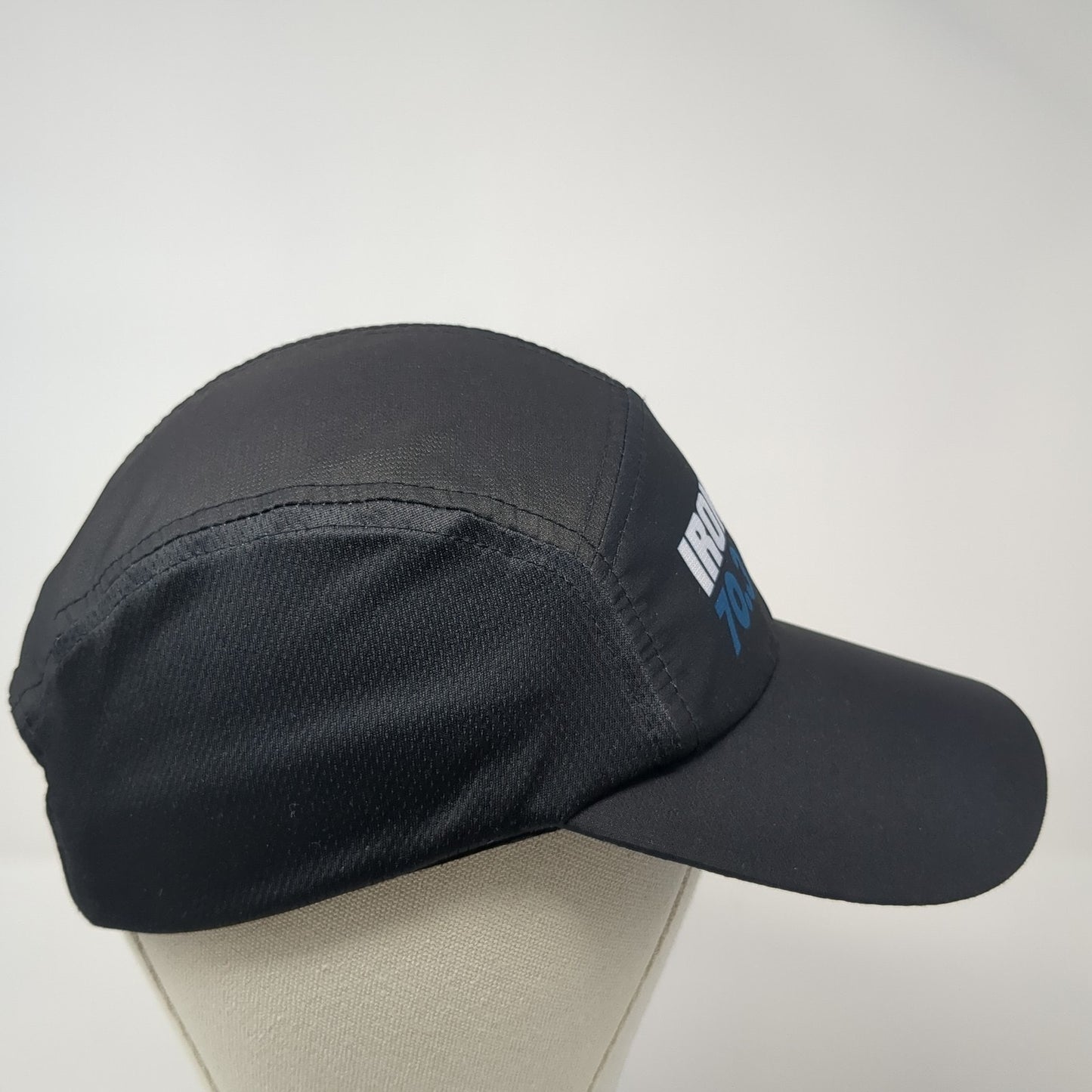IRONMAN 70.3 Coeur d'Alene Slideback 5 Panel Hat Black One Size Boco Gear