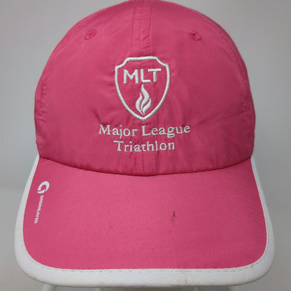 Greenlayer Baseball Cap Pink One Size Major League Triathlon Strapback Hat