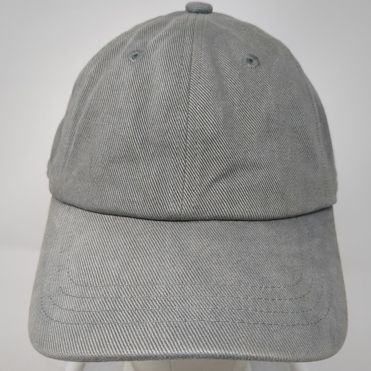 Brandy Melville Baseball Cap Gray One Size Slideback Cotton Adjustable Blank Hat