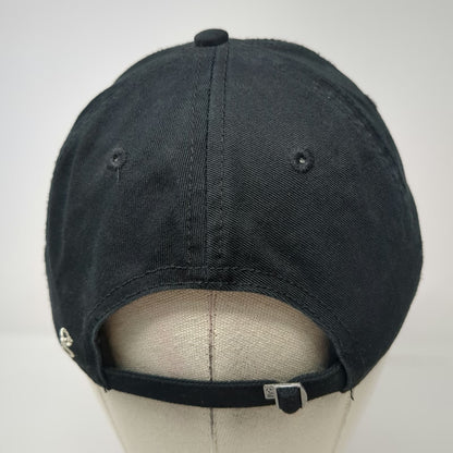 Gear for Sports Black Cap OS Silver Rhinestone Moose Sun Valley Slideback Hat