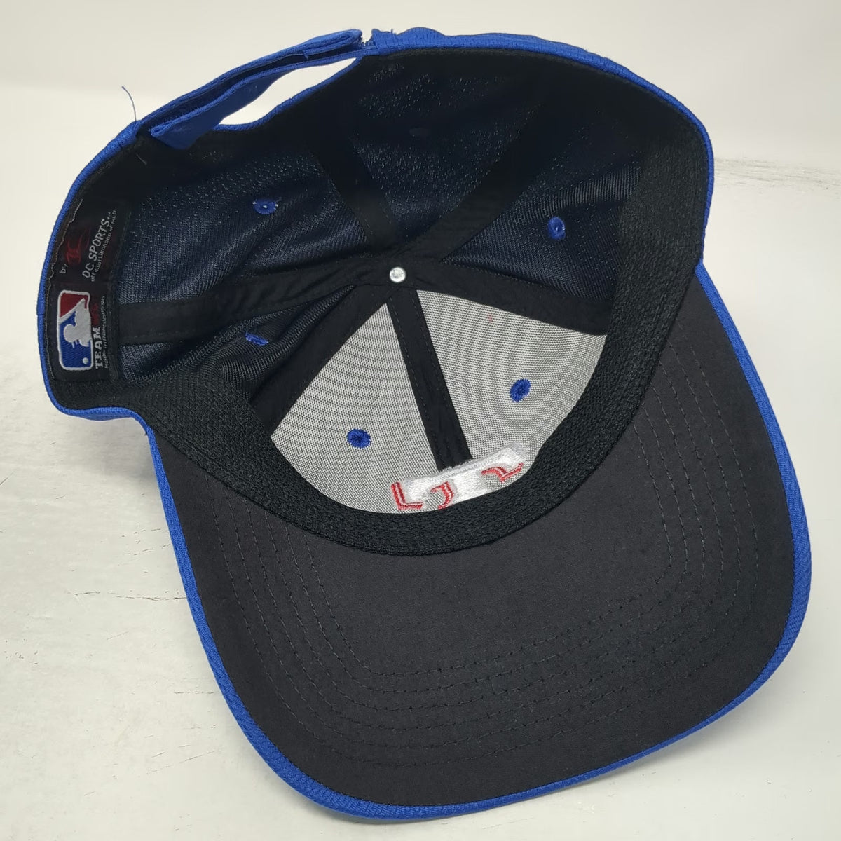 Texas Rangers MLB OC Sports Baseball Cap Blue OSFM Performance Curved Brim Hat