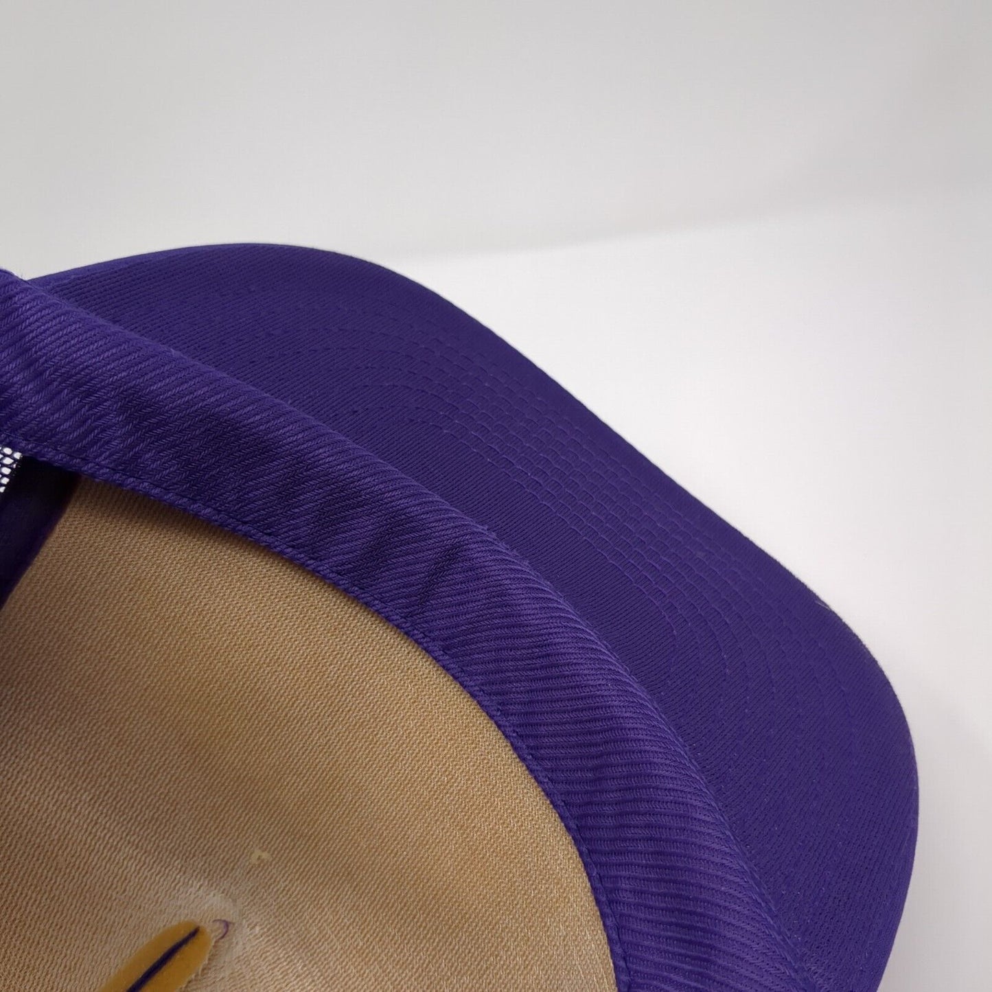 Ace Industrial Supply Snapback Trucker Hat Purple OS Adjustable Mesh Back Rope