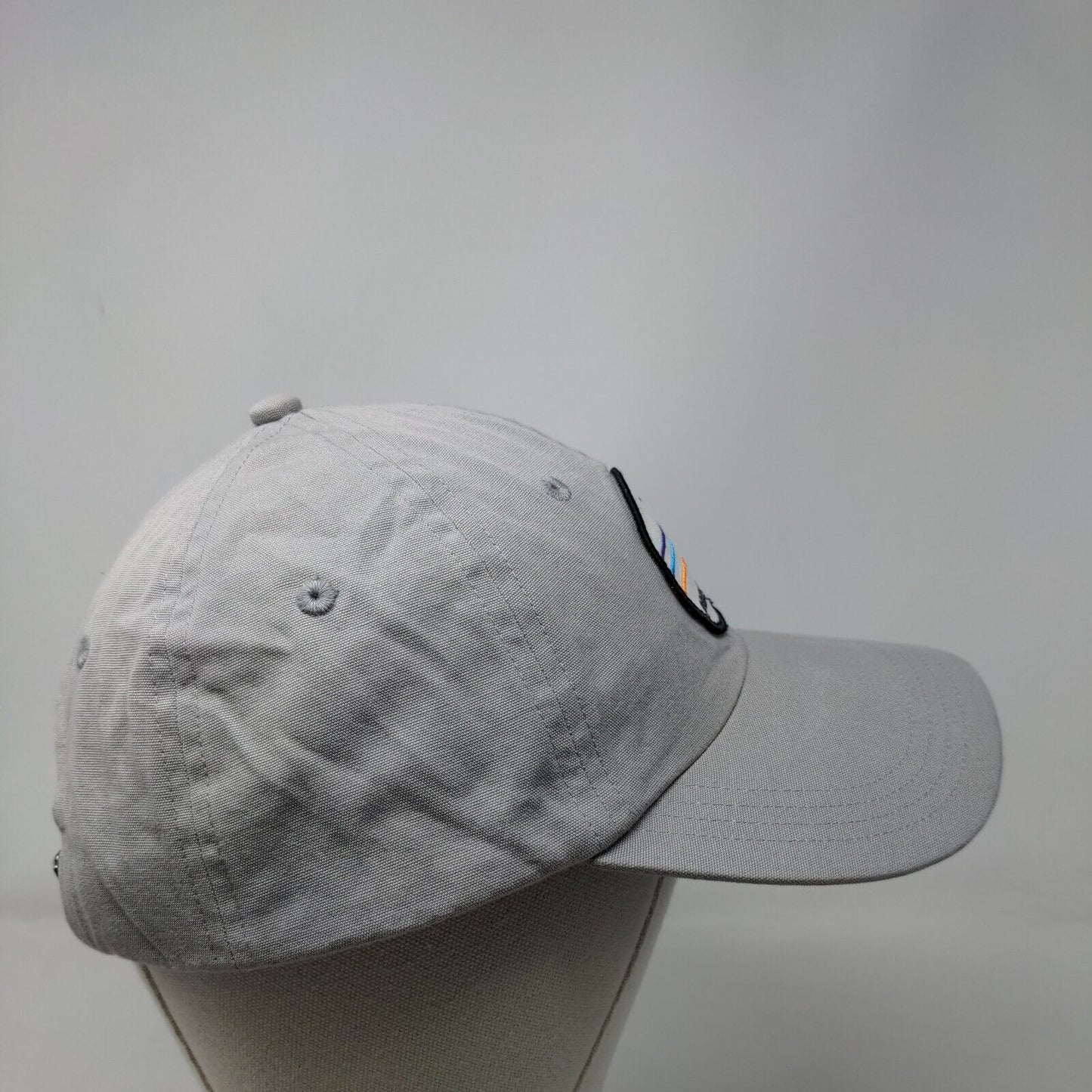 Patagonia Slideback Hat Gray One Size Adjustable Embroidered 6 Panel