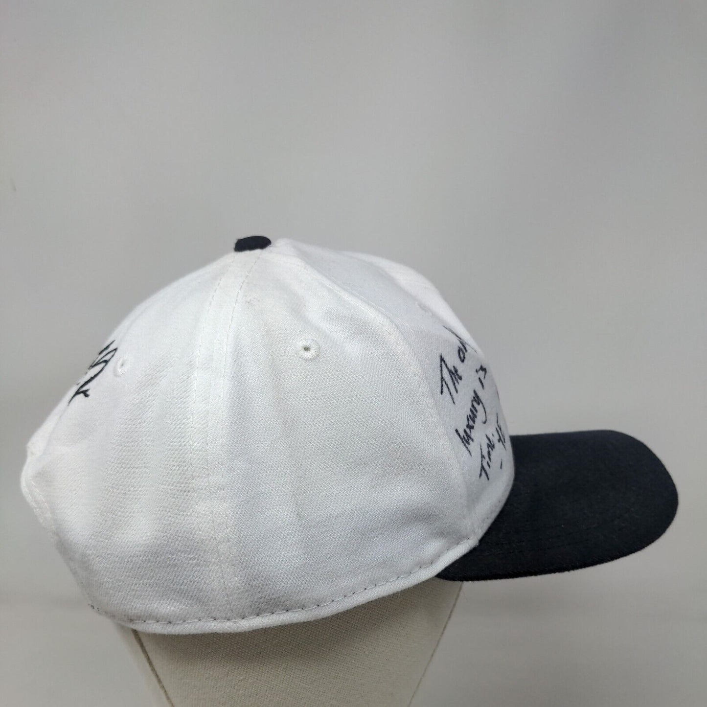 New Era Earth Clothing Season Five Snapback Hat White Autographed Signed OSFM