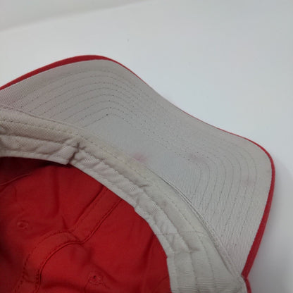Mudd Slideback Hat Red OSFA Adjustable Embroidered 6 Panel Outdoor