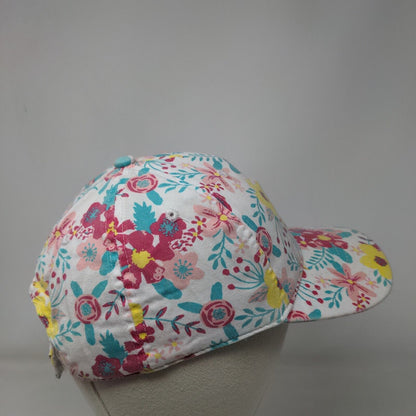 Unbranded Floral Print Strapback Hat Multicolor OSFM Adjustable 6 Panel