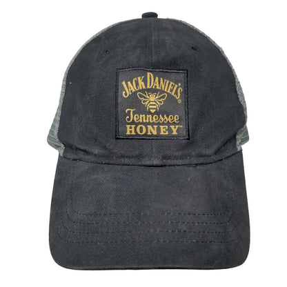Jack Daniel's Tennessee Honey Strapback Mesh Back Trucker Hat Black OSFA