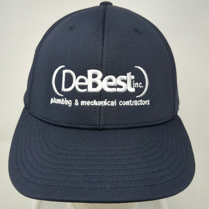 Richardson Baseball Cap Blue XL DeBest Plumbing 50 Years Anniversary Flexfit Hat