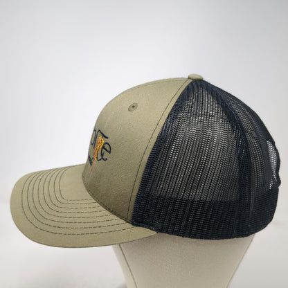 Richardson Trucker Hat Green One Size The Bite Trucks Taps Tumalo Mesh Snapback