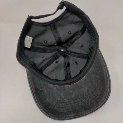 Let's Go Brandon Slideback Hat Gray One Size American Flag Patriotic Cotton