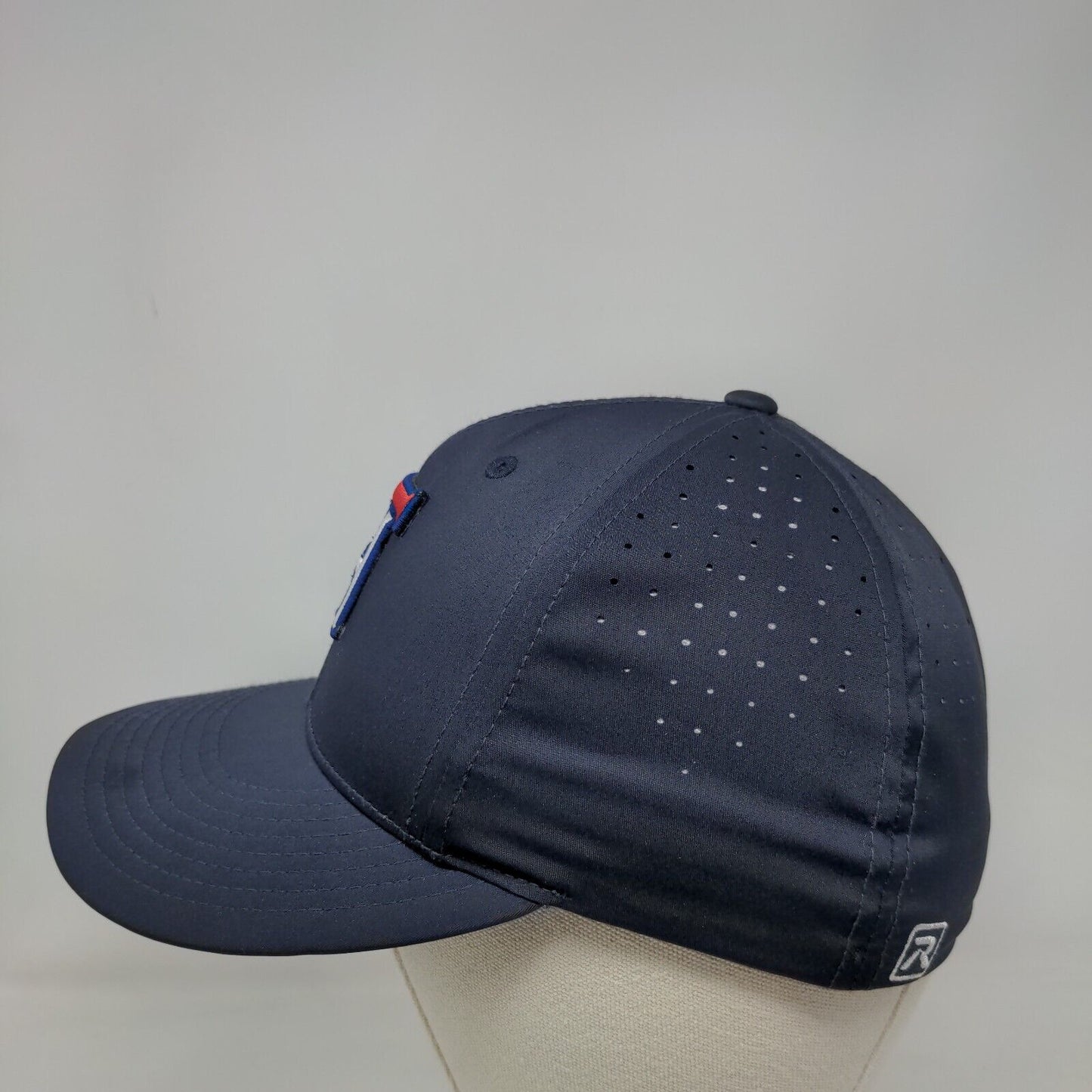 FH Fitted Hat Blue Size XS-S Breathable PTS Lite Embroidered 6 Panel Richardson