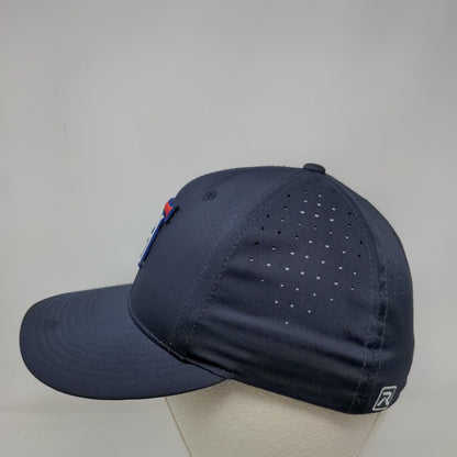 FH Fitted Hat Blue Size XS-S Breathable PTS Lite Embroidered 6 Panel Richardson