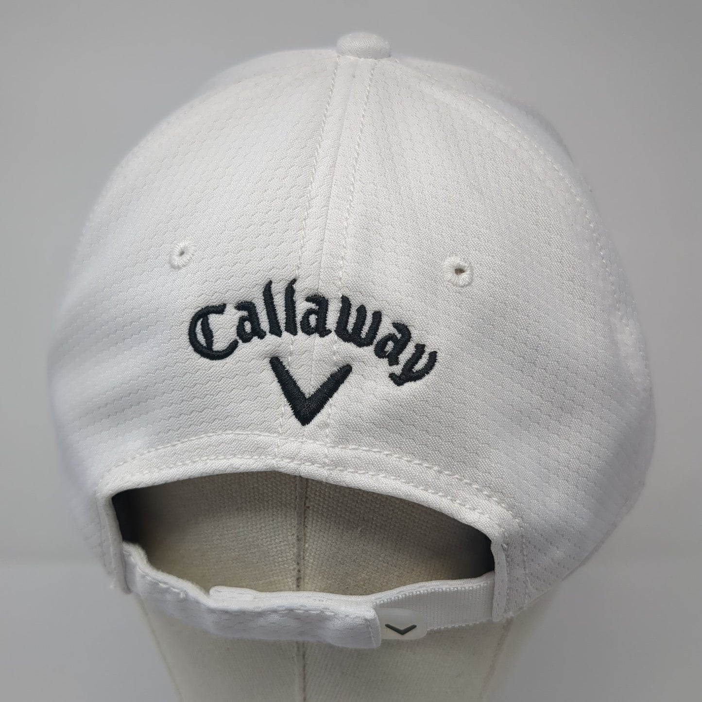 AmerisourceBergen Callaway Strapback Hat White One Size Embroidered