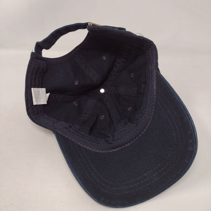Unbranded Slideback Hat Black One Size Adjustable Vented Holes 6 Panel Blank