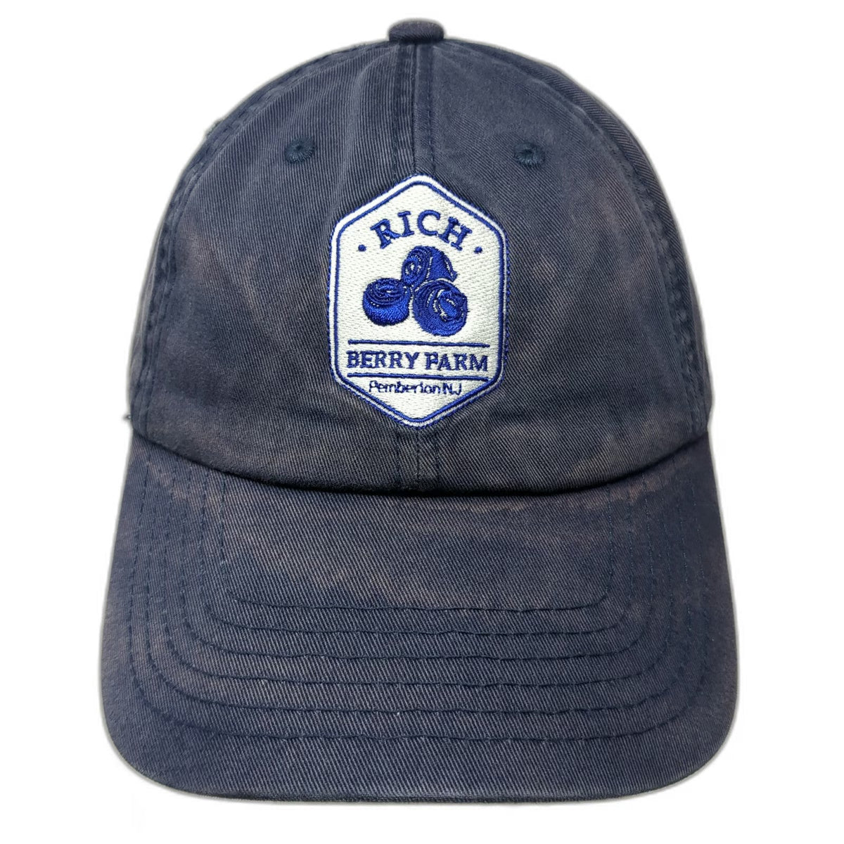 USA Premium Headwear Blue Baseball Cap One Size Rich Berry Farm Cotton Hat
