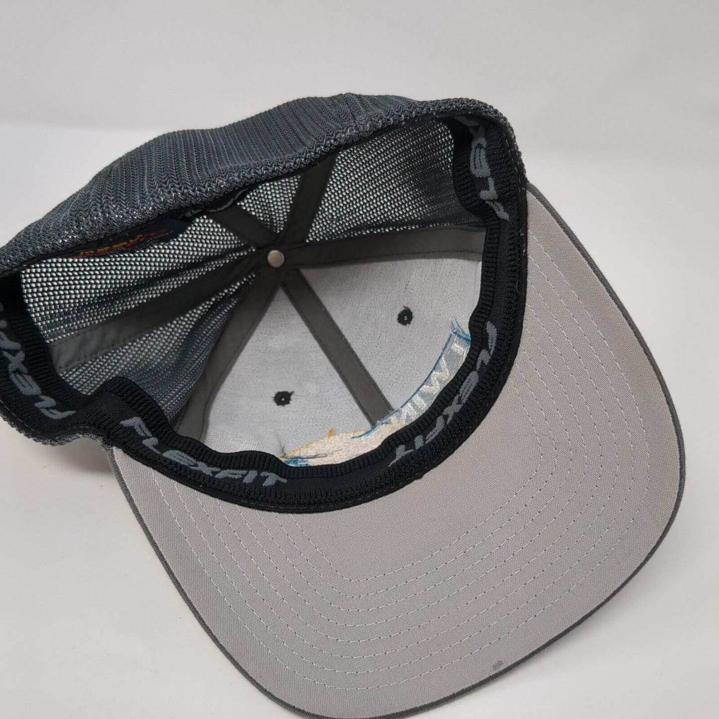 Twin Creeks Marina & Resort Fitted Mesh Back Trucker Hat Gray One Size