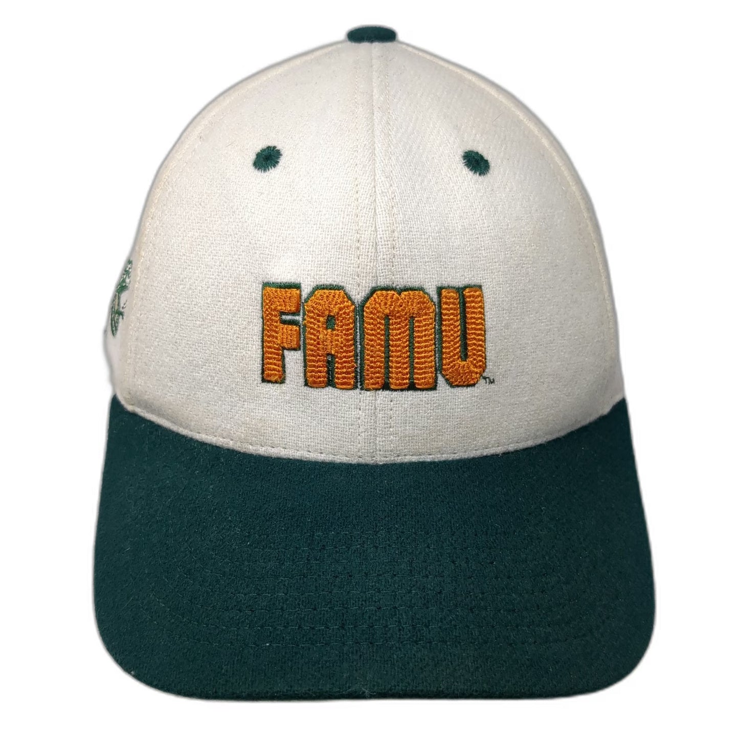 Hood Hat LLC Snapback White One Size FAMU Florida A&M Rattlers Snake Wool Hat