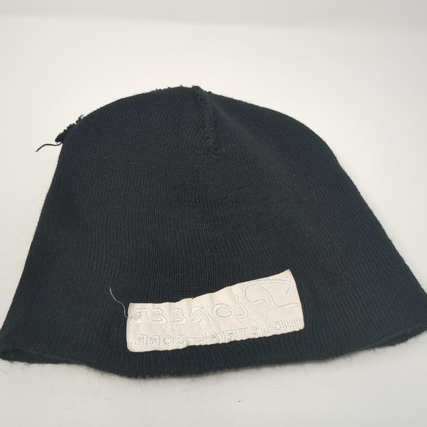 Pioneer Industrial Corp. Knit Beanie Hat Black One Size Embroidered
