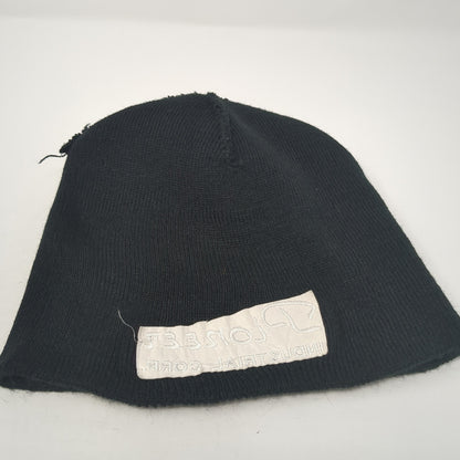 Pioneer Industrial Corp. Knit Beanie Hat Black One Size Embroidered