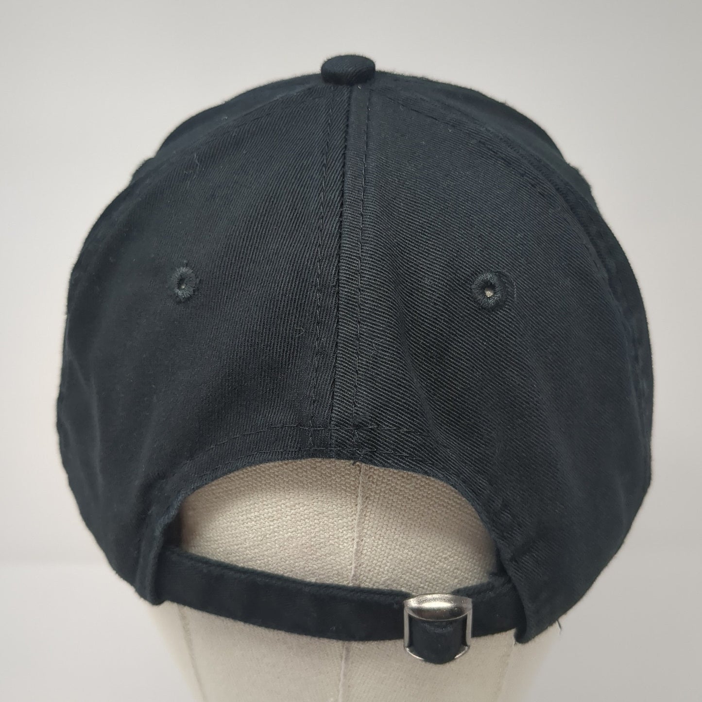 The Gumbo Shop Slideback Hat Black One Size Adjustable Embroidered